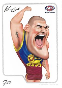 2010 Select Herald Sun AFL - All Star Caricatures #NNO Brendan Fevola Front